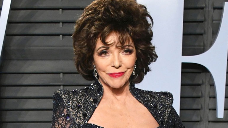 Σοκαριστικές εικόνες από το σπίτι της Joan Collins που τυλίχτηκε στις φλόγες