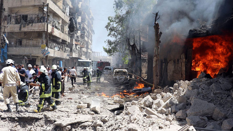 Συρία: Τουλάχιστον 11 νεκροί σε επίθεση με ρουκέτες στο Χαλέπι