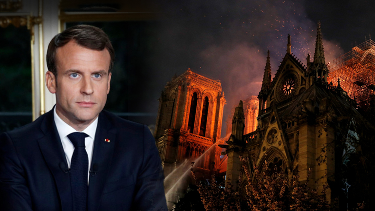 Μακρόν: ”Σε πέντε χρόνια η αποκατάσταση της Notre Dame”