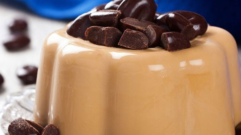 Πανακότα με άρωμα καφέ