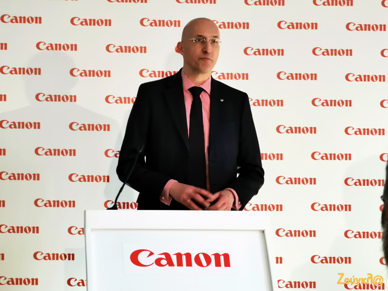 O κ. Hans van den Heuvel, Director Customer Support Canon Europe Ltd