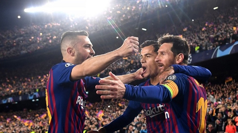 Νίκη-πρόκριση για την Μπαρτσελόνα με… σφραγίδα Μέσι, 3-0 τη Μάντσεστερ Γιουνάιτεντ