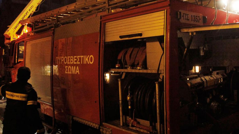 Αναστάτωση σε εστιατόριο από φωτιά στα Χανιά