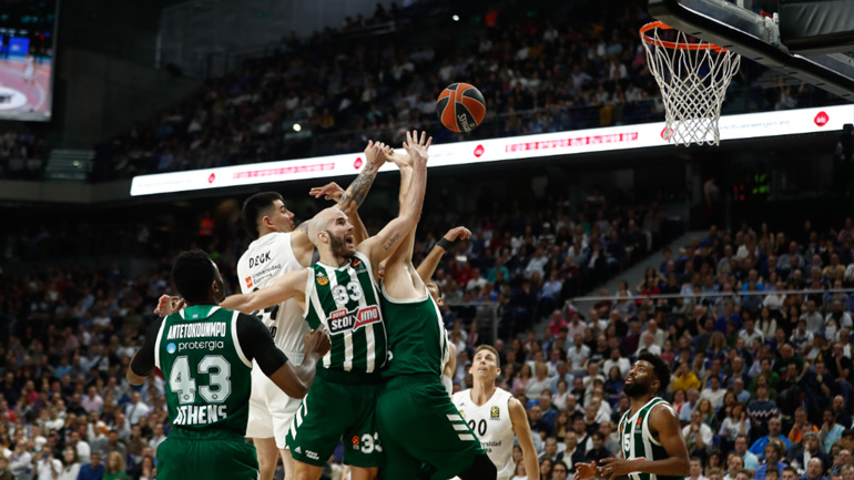 «Άγγιξε» το «break» ο Παναθηναϊκός στη Μαδρίτη, ηττήθηκε 75-72 από τη Ρεάλ