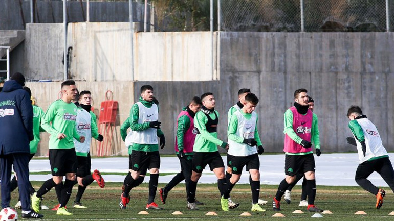 Παναθηναϊκός: Χωρίς απρόοπτα η σημερινή προπόνηση