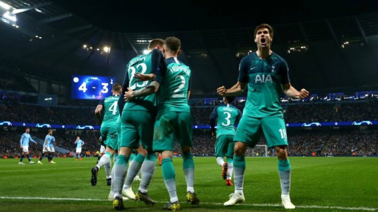 Συγκλονιστικό ματς στο «Ίτιχαντ» – Ιστορική πρόκριση για την Τότεναμ παρά την ήττα με 4-3 από τη Σίτι