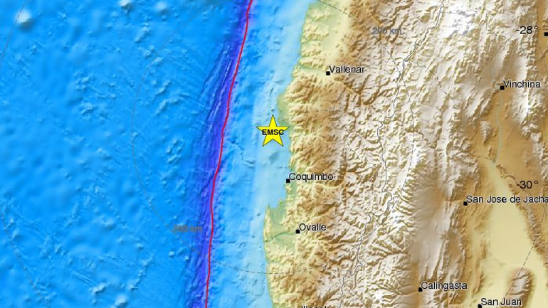 Σεισμός 5,6R στη Χιλή