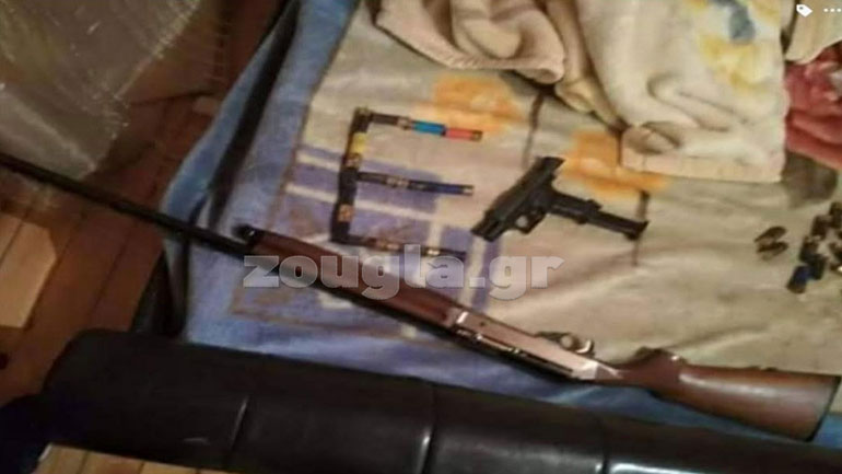 Aυτά είναι τα όπλα που χρησιμοποιούσε σπείρα ληστών στη βορειοανατολική Αττική