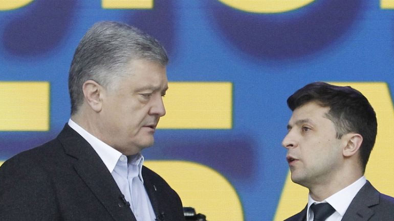 Ουκρανία – εκλογές: Με debate στο Ολυμπιακό Στάδιο του Κιέβου έκλεισε η προεκλογική εκστρατεία