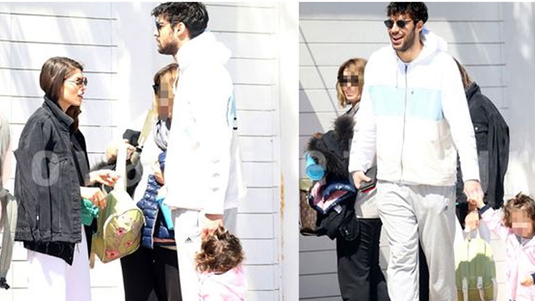 Γιώργος Πρίντεζης – Στέλλα Κωστοπούλου: Βόλτα στη Βουλιαγμένη με την κόρη τους!