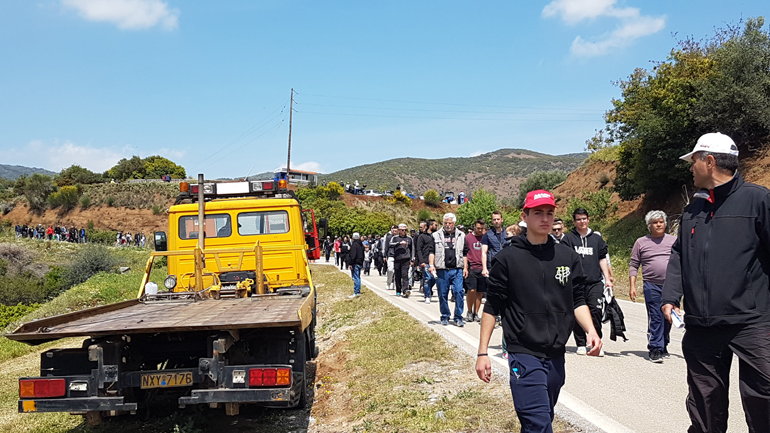 Είχε αρκετό κόσμο στο βουνό...