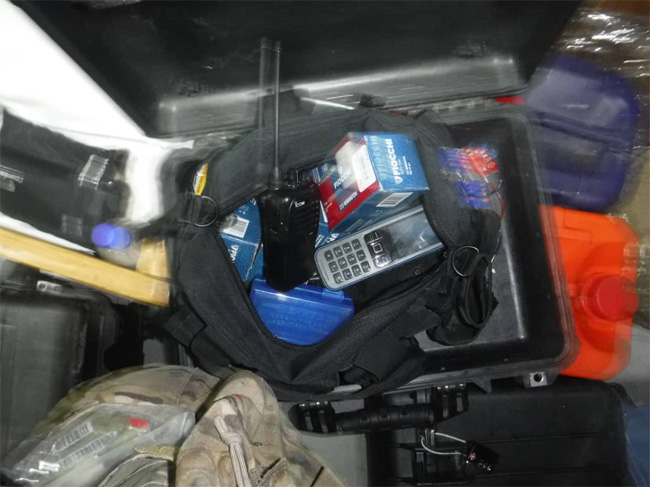 Ο στρατιωτικός εξοπλισμός εντός του πλοίου 