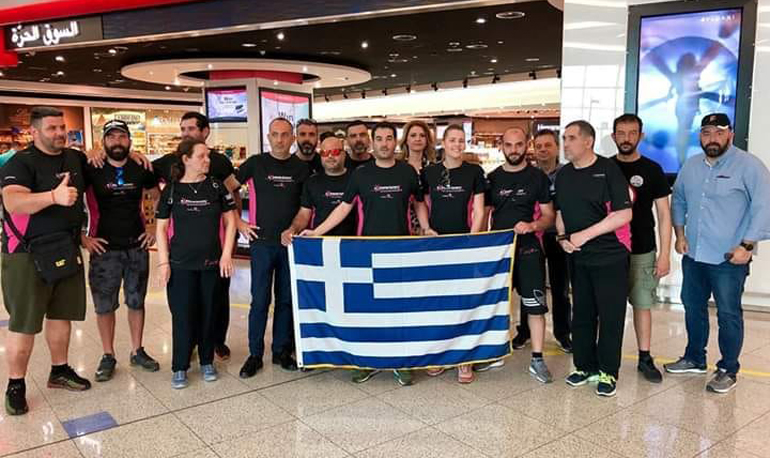 Η ελληνική σημαία ανέβηκε στο ψηλότερο σκαλί του βάθρου...