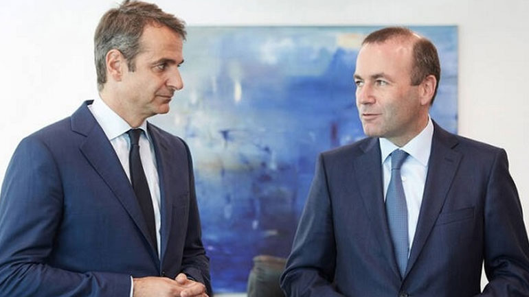 Κ. Μητσοτάκης – Μ. Βέμπερ: «Θα χτίσουμε μαζί μία Ελλάδα με τα συγκριτικά πλεονεκτήματα που έχει»