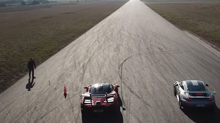 Porsche 911 GT2 RS εναντίον McLaren Senna Porsche 911 GT2 RS εναντίον McLaren Senna