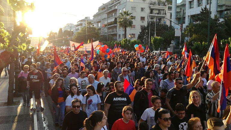 Πορεία διαμαρτυρίας στην Ουάσινγκτον για την αναγνώριση της γενοκτονίας των Αρμενίων