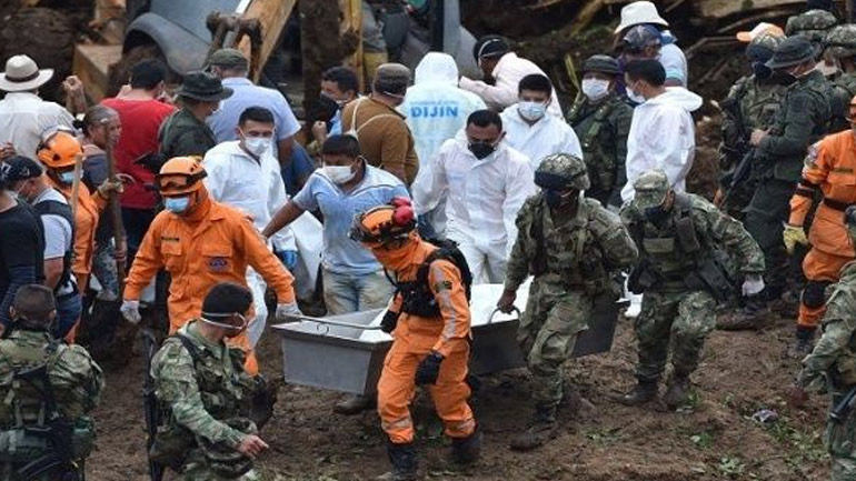 Κολομβία: Στους 33 οι νεκροί από κατολίσθηση που έπληξε αγροτική περιοχή
