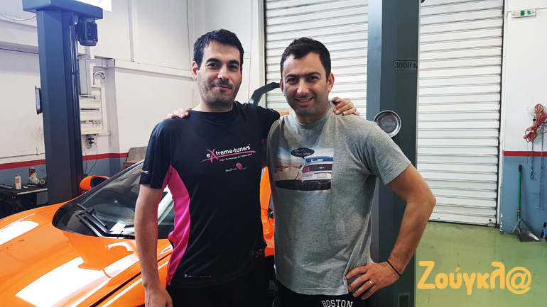 Μαζί με τον Σπύρο Πανόπουλο στο μέρος που... γιατρεύει και βελτιώνει τα super cars