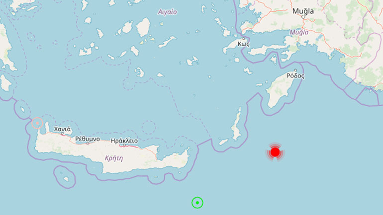 Σεισμός 4,9R στην Κάρπαθο