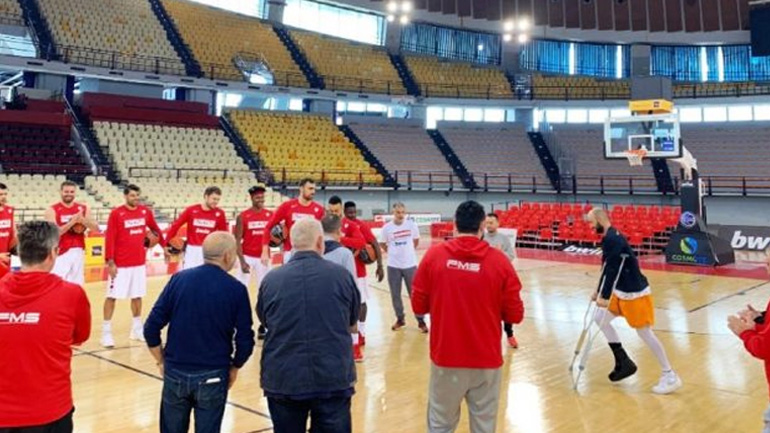 Μπάσκετ: Παρουσία Σπανούλη η προπόνηση του Ολυμπιακού