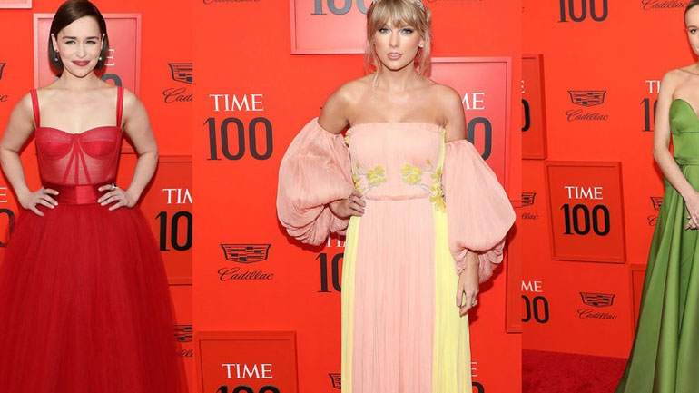 Λαμπερές παρουσίες στο κόκκινο χαλί του TIME 100 Gala στη Νέα Υόρκη