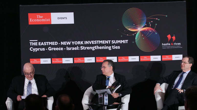 ΗΠΑ: Παρεμβάσεις Γ. Κουμουτσάκου – Ντέιβιντ Χάρις – Τζον Νεγρεπόντε στο επενδυτικό συνέδριο του Economist