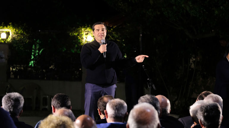 Ομιλία Αλ. Τσίπρα το απόγευμα στα Χανιά