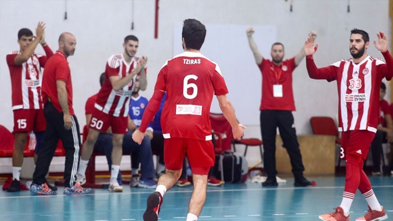 Χάντμπολ: Μία νίκη μακριά από τους τελικούς ο Ολυμπιακός, 30-21 τον Αερωπό