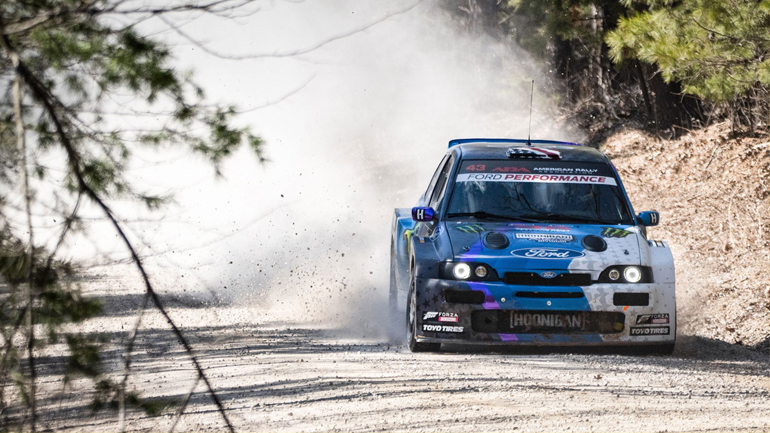 Οδήγηση Rally ειδική από τον Ken Block