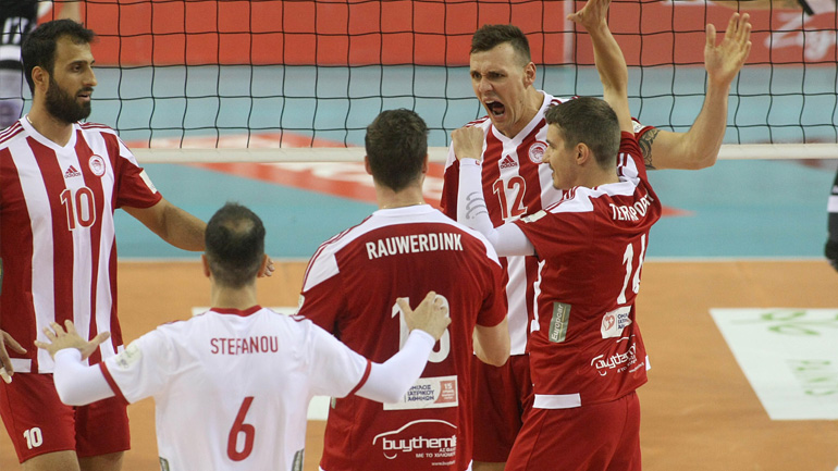 Volley League: Νίκη τίτλου στην Πυλαία ο Ολυμπιακός