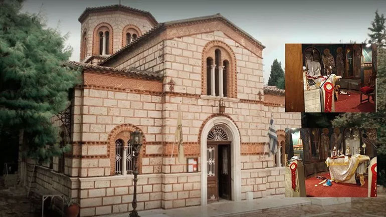 Βομβαρδισμένο τοπίο ο Ι.Ν. Αγίου Ανδρέα από τη δράση των ιερόσυλων