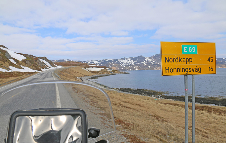 Μόλις 45 χιλιόμετρα από το Nordkapp
