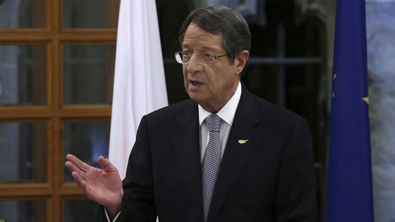 O Ν. Αναστασιάδης ζητεί στήριξη για πιέσεις στην Τουρκία