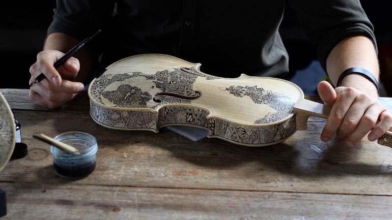 Τα βιολιά του Λεονάρντο Φρίγκο έγιναν καμβάς