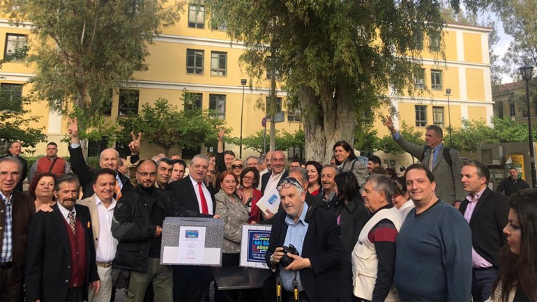 Ο Γ. Βουλγαράκης κατέθεσε στο Πρωτοδικείο Αθηνών την υποψηφιότητα του συνδυασμού του