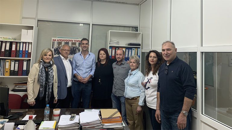 Ο Κώστας Μπακογιάννης στο Δημοτικό Βρεφοκομείο και τον Οργανισμό Πολιτισμού Αθλητισμού και Νεολαίας του Δ. Αθηναίων 