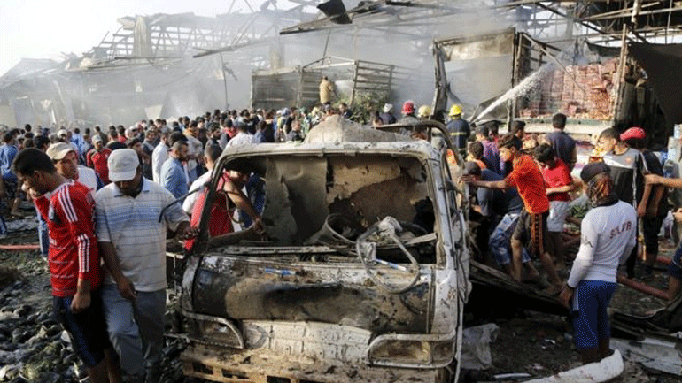 Ιράκ: Τουλάχιστον οκτώ νεκροί από επίθεση βομβιστή καμικάζι σε αγορά στη Βαγδάτη