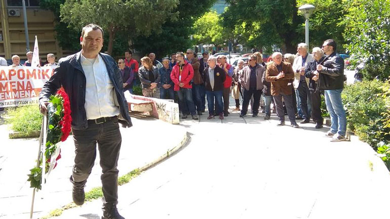 ΣΥΡΙΖΑ Θεσσαλονίκης: Τιμή στους νεκρούς του Μάη του 1936