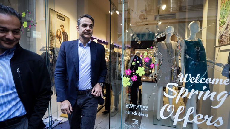 Κυρ. Μητσοτάκης: «Δεν είναι δυνατόν οι καταστηματάρχες να είναι όμηροι 30 τραμπούκων»