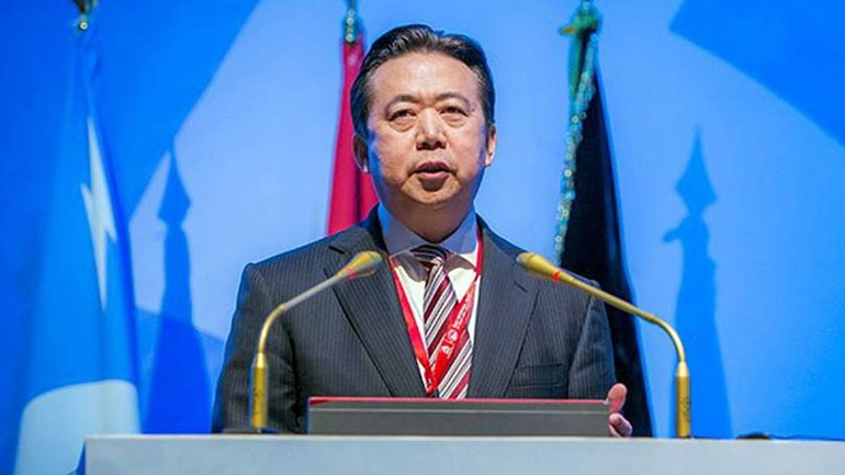 Κίνα:Kατηγορίες για κατάχρηση εξουσίας και δωροληψία κατά του πρώην επικεφαλής της Interpol