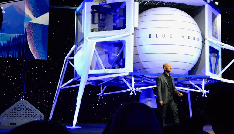 Το σκάφος του Μπέζος που θα πάει στην Σελήνη
