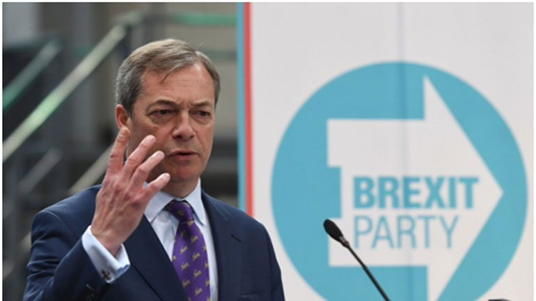 Το κόμμα Brexit του Nigel Farage αυξάνει τις δυνάμεις του στις εκλογές της ΕΕ