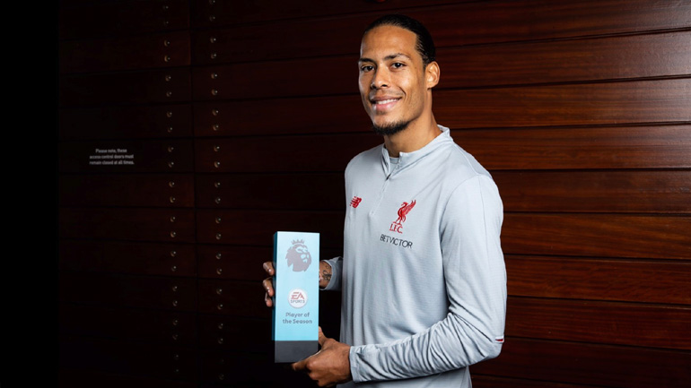 Παίκτης της σεζόν στην Αγγλία ο Φαν Ντάικ