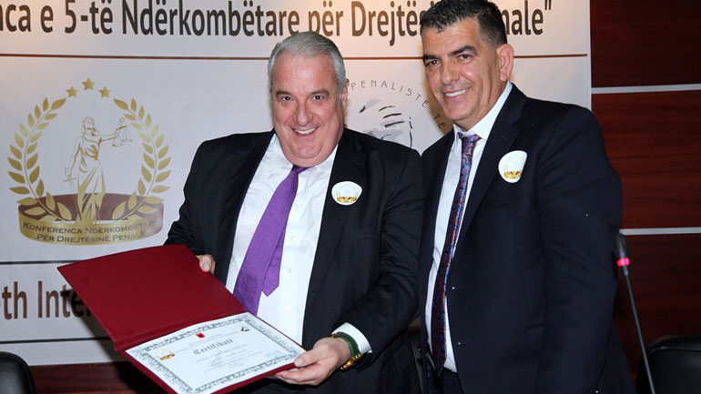 Κεντρικός ομιλητής ο Σάκης Κεχαγιόγλου στο 5ο Συνέδριο της Ένωσης Ποινικολόγων Αλβανίας