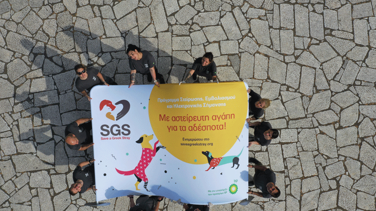 «Με αστείρευτη αγάπη για τα αδέσποτα» – Η SGS και τα πρατήρια BP συμπράττουν για 2η φορά για καλό σκοπό