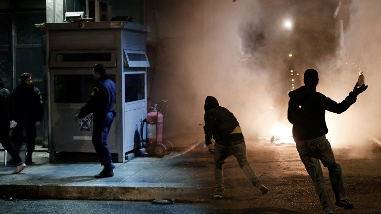 Επίθεση με μολότοφ στο Α.Τ. Καισαριανής