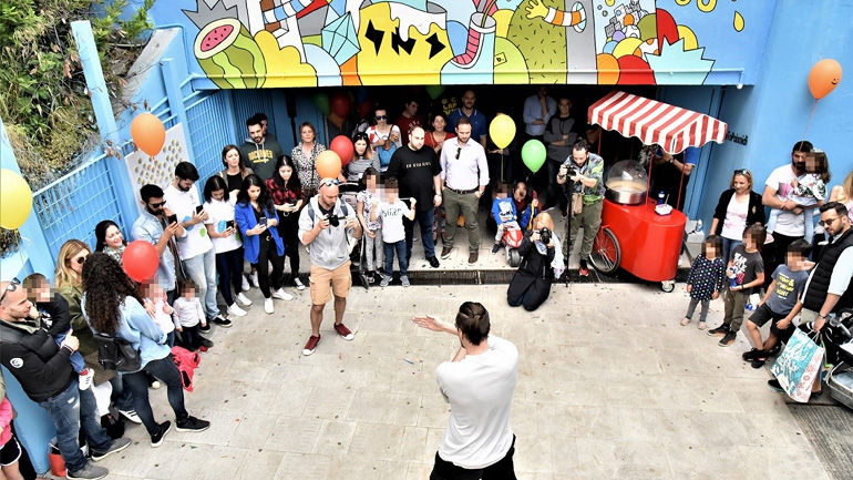 Ο ΟΠΑΠ βάζει χρώμα και παιχνίδι στη ζωή των Αθηναίων με την πρώτη διαδραστική διάβαση