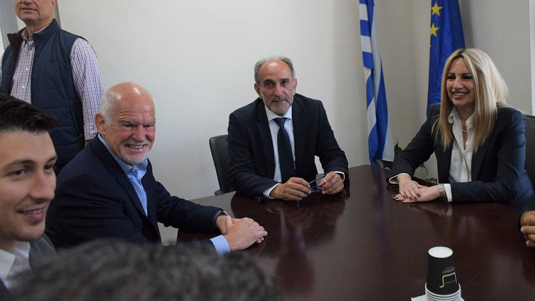 Φώφη Γεννηματά και Γιώργος Παπανδρέου στηρίζουν Κατσιφάρα