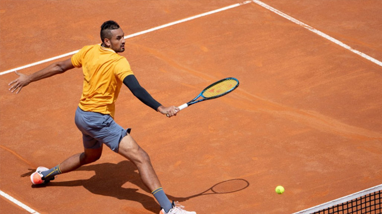 Όπεν Ρώμης: Πέταξε καρέκλα και αποχώρησε από το κορτ ο Κύργιος!