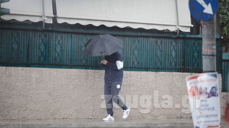 Ισχυρές καταιγίδες στην Αττική